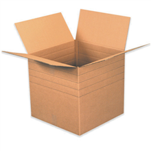 4" x 4" x 4" Multi Depth Corrugated Boxes 25ct