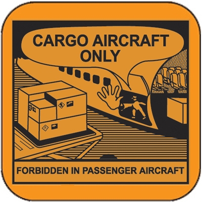 Cargo Aircraft Only Hazmat Shipping Form Flag