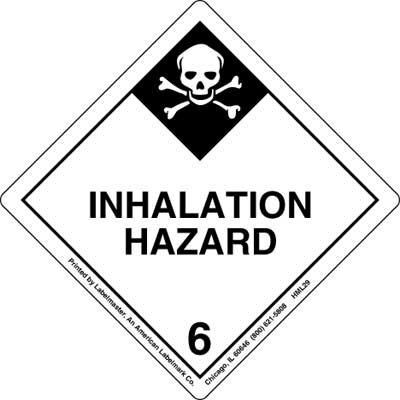 Inhalation Hazard 6 - Hazmat Shipping Form Flag