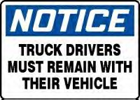 Truck Drivers Must Remain With Their Vehicle