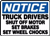 Truck Drivers Shut Off Motor
