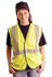 Hi-Viz Yellow Class 2 Vest, Silver Reflective Tape And Pocket