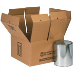 5 Gallon Metal Pail Hazmat Boxes 12-1/8" x 12-1/8" x 13-9/16" 10ct