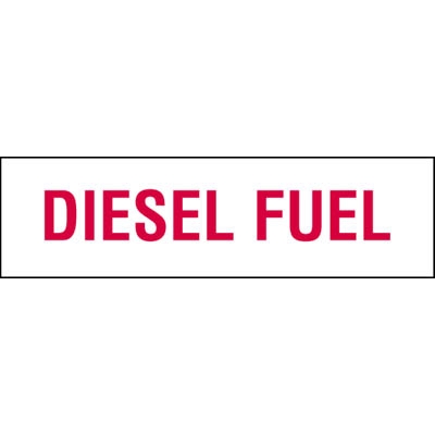 Diesel Fuel Bulk Tank Marking