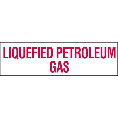 Liquefied Petroleum Gas Bulk Tank Marking