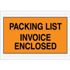 7" x 10" Orange Packing List / Invoice Enclosed Envelopes