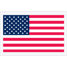 5 1/4" x 8" USA Flag Packing List Envelopes