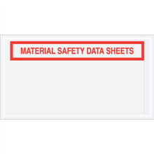 5-1/2" x 10" Material Safety Data Sheets Envelopes 1000ct