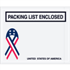 4 1/2" x 5 1/2" U.S.A. Ribbon Packing List Enclosed Envelopes