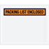 5-1/2" x 10" Orange Packing List Enclosed Envelopes 1000ct