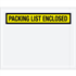 7" x 5 1/2" Yellow Packing List Enclosed Envelopes