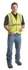 Yellow Vest, Silver Reflective Tape