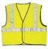Hi-Viz Lime Class 2 Vest, Silver Reflective Tape