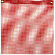 Warning Flag, Mesh with Grommets, Orange