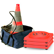 Collapsible LED Traffic Cones