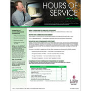 Hours of Service Compliance, CSA Poster