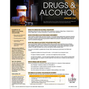 Controlled Substances & Alcohol CSA Poster