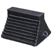 Rubber Wheel Chock with Eye Bolt