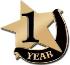 1 Year Recognition Pin