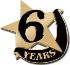 6 Year Safe Driving Pin