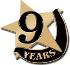 9 Year Safe Driving Pin