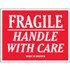 3" x 5" Fragile Handle With Care Labels 500ct roll