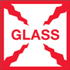 4" x 4" Glass Labels