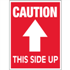 3" x 4" Caution This Side Up Arrow Labels 500ct Roll