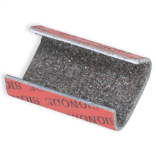 1/2" Sandpaper Open / Snap On Metal Poly Strapping Seals