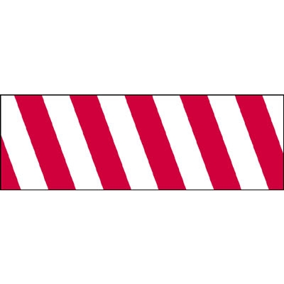 Red White Reflective Marking