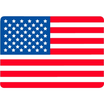 American Flag Label