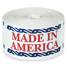 3" x 5" Made in America Labels
