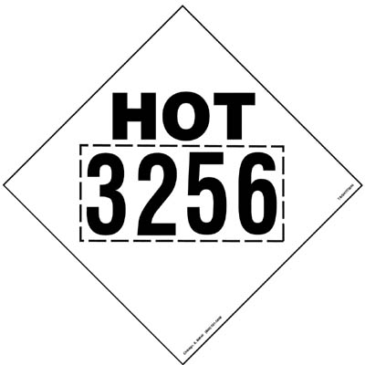 Hot 3256 Marking - Removable Vinyl