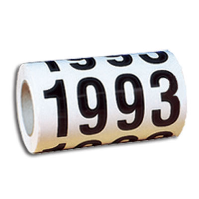 Roll of Imprinted Number Panels For Blank Placards