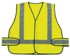 Yellow Sperian Vest With Green Reflective Stripe