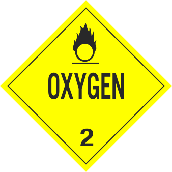 Oxygen Tagboard Worded Placard