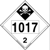 UN 1017 Toxic Gas Placard, Tagboard