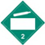 Blank Flammable Gas Tagboard Placard