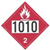 UN 1010 Flammable Gas Placard, Tagboard