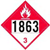 UN 1863 Combustible Liquid Placard, Tagboard