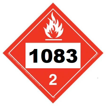 1083 UN Hazmat Placard, Vinyl