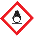 GHS Flame Over Circle Label