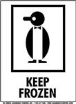 Keep Frozen Penguin Label