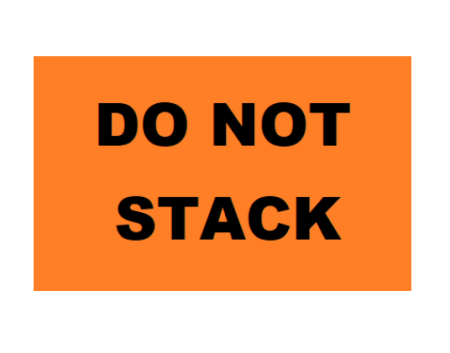 Do Not Stack Label, 4" x 5" Roll