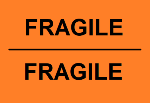 Fragile Label, 4" x 5" Roll
