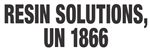 Resin Solution UN 1866, Bulk Tank Label