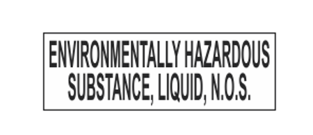 Environmentally Hazardous Substance Liquid NOS, Bulk Tank Label