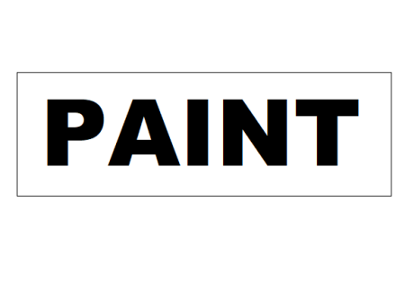 Paint, Bulk Tank Label