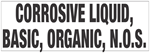 Toxic Liquid Organic N.O.S., Bulk Tank Label