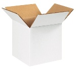 5 x 5 x 5 inch White Corrugated Box
